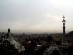 Stormy Barcelona from the Roof of Parque Guell